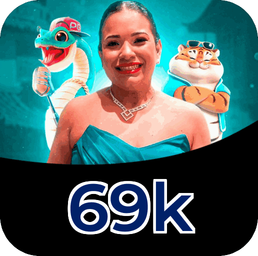 Interface do aplicativo 69k mostrando jogos disponíveis no iOS e Android